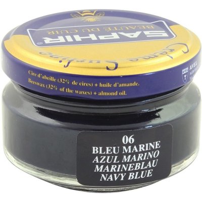Saphir Krém na topánky Saphir Beauté du Cuir Créme Surfine (50 ml) - Navy Blue
