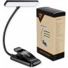 LED lampička na čítanie kníh, flexibilná, nočná, s klipom, bezdrôtová, USB
