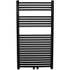 Novaservis Vykurovacie teleso čierné - rovné, stredové pripojenie 450/1200/RS,5
