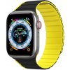 Dux Ducis LD Series remienok pre - Apple Watch 1/2/3/4/5/6/7/8/SE/SE 2 (38/40/41mm) - čierna / žltá KF2313712