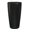 Váza na rastliny Lechuza Rondo Premium matný plast Ø 33 cm H 56 cm čierna vrátane zavlažovacieho systému na zeminu