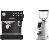 Ascaso Steel UNO, Black + Eureka Atom W 65, chrome