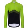 HOLOKOLO Cyklistický dres s dlhým rukávom zimný - ARROW II WINTER - žltá/čierna M