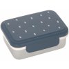 Olovrantový box Lassig Lunchbox Stainless Steel Happy Prints midnight blue uni