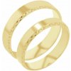 Eppi Zlaté svadobné obrúčky so zdobenými okrajmi Myron RW45275