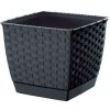 Prosperplast Ratolla square 19 x 19 x 15,9 cm antracit
