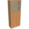 OFFICE PRO s.r.o. HOBIS kancelárska policová skriňa - SZ 5 80 11, zámok Huwill, jelša
