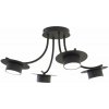 Emibig Enso stropné svietidlo 4x12 W čierna 1445/4