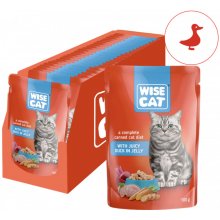 Wise Cat s šťavnatým kačacím mäsom 24 x 100 g