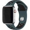 eses Silikónový remienok pre Apple Watch - Modro a čierny, S, M, L - 42mm, 44mm, 45mm, 49mm
