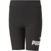 Dievčenské šortky Puma, ESS+LOGO SHORT LEGGINGS G čierna,biela 164