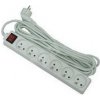 PremiumCord predlžovací přívod 230V 3m 6 zásuvek+vypínač pp6k-03