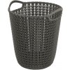 CURVER - Kôš odpadkový 7L na papier, 23,5 x 28cm, Knit šedý