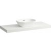 Laufen Lani - Doska pod umývadlo, 118 cm, stredový výrez, matná biela H4046711122601