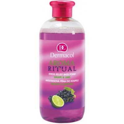 Dermacol Aroma Ritual Foam Bath Grape & Lime, pena do kúpeľa hrozno s limetkou 500ml