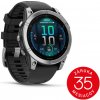 Garmin Fenix E - 47mm, AMOLED, Stainless Steel/Graphite, Black band 010-03025-00 - Prémiové multi-športové smart GPS hodinky s 1.3