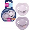 Lovi cumlík silikon dynamický Prime 2ks Baby Lilac/Violet