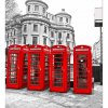 DIMEX fototapeta Londýn - telefónne búdky MS-3-0020 - 225 x 250 cm (150g VLIES - LEPIDLO ZADARMO)