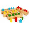 Bigjigs Toys Motorická vkladačka bloky 24 dielikov