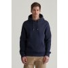 MIKINA GANT WAFFLE HOODIE EVENING BLUE