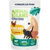ANIMAL ISLAND Everyday Chicken and Beef fillets in broth - mokré krmivo pro kočky - 4 x 85g