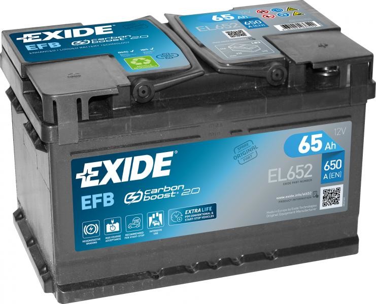 Exide EFB 12V 65Ah 720A EL652