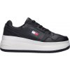 Tommy Hilfiger TJW RETRO BASKET FLATFORM čierna biela červená