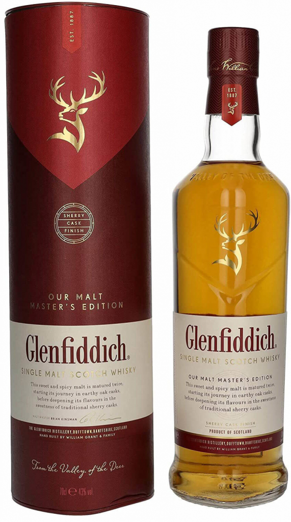 Glenfiddich Malt Master\'s Sherry Cask 43 % 0,7 l (tuba)