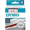 páska DYMO 45805 D1 Red On White Tape (19mm)
