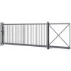 EKOfence Posuvná samonosná brána INDUSTRY ZnPVC 4000x1800mm, antracit P/Ľ 14158