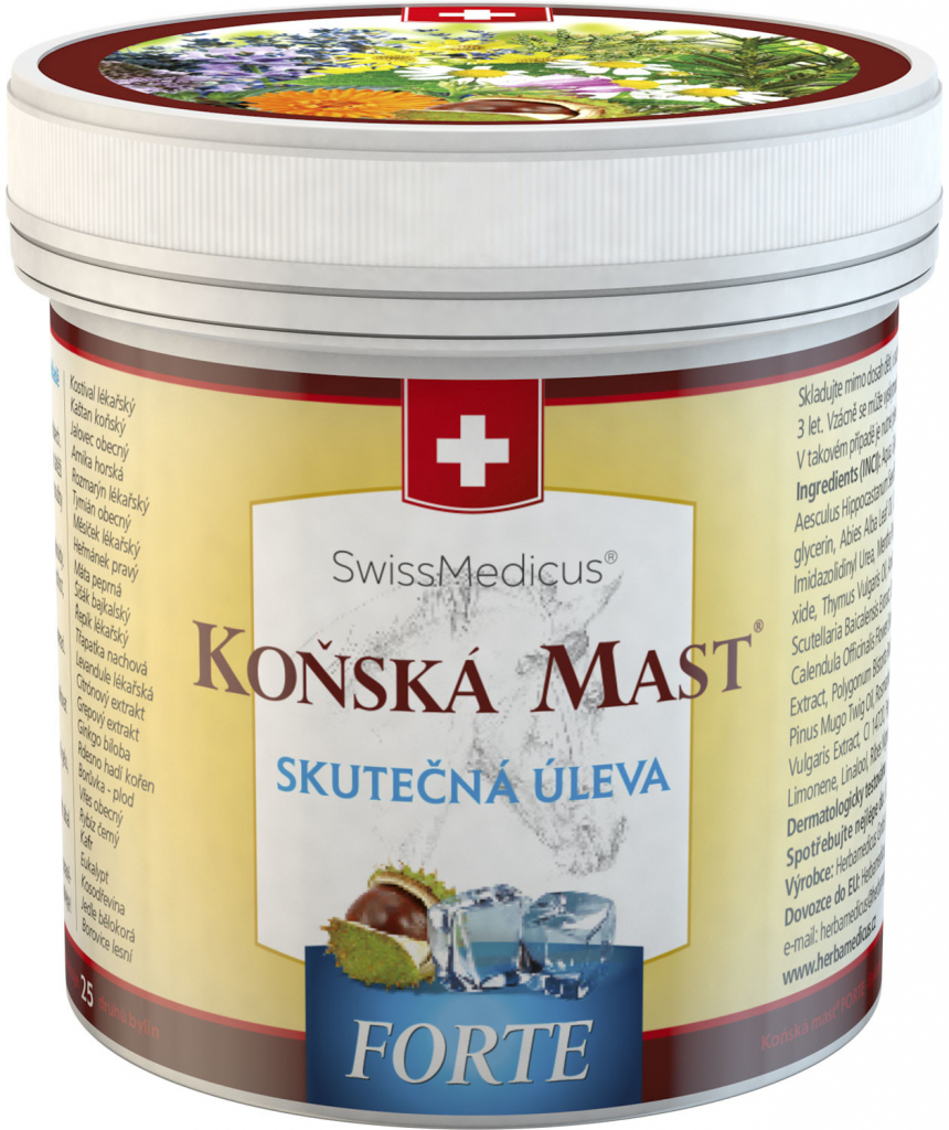 Herbamedicus konská masť Forte chladivá 250 ml