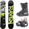 Raven Core Junior mini snowboard + Beany Junior vázání + Beany Avenger BS boty - 120 cm + XS - EU 32-35