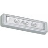 Briloner | Briloner 2689-034-LED Dotykové orientačné svietidlo LERO LED/0,18W/3xAAA strieborná | BL1185