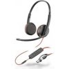 Poly náhlavní souprava Blackwire 3325 MS, 3,5 mm jack + USB-C/A adaptér, stereo 8X222AA