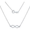 Silvego Silvego Strieborný náhrdelník Infinity SMJN023WJ4