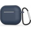 Ochranné pouzdro na Apple Airpods 3, silikónové hladké Farva: Modrá tmavá