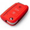Silikónový obal pre kľúč červený - Škoda, VW, Seat