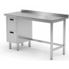 TECHNICA Nástěnný stůl se dvěma zásuvkami vlevo 1100x700x850 mm | TECHNICA, 124L1170