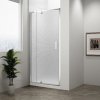 Polysan Easy Line - Sprchové dvere otočné 76-90 cm, sklo Brick EL1638