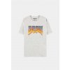 Doom - Logo - Men's Short Sleeved T-shirt Velikost: XS, Barva: White