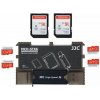 STABLECAM JJC Držák na paměťové karty s čtečkou (2SD + 4TF)