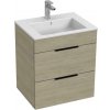 JIKA JIKA H4536121765141 - Kúpeľňová skrinka s umývadlom CUBE 60,7x55 cm jaseň LF0088 + záruka 3 roky zadarmo + záruka 3 roky zadarmo