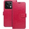 Puzdro Mezzo Book Xiaomi Redmi Note 13 5G, vzor mandala - červené