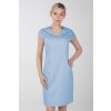 Dámske zdravotnícke šaty s elastanom M-373X, svetlo modrá (Zdravotnícke oblečenie)