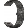 Techsuit - Watchband 20mm (W052) remienok pre Samsung Galaxy Watch 4/5/Active 2, Huawei Watch GT 3 (42 mm)/GT 3 Pro (43 mm) – čierny KF2324397