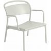 Muuto Kreslo Linear Steel Lounge Armchair, grey