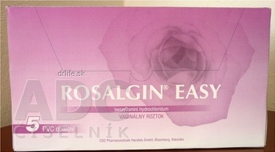 Rosalgin Easy sol.vag.5 x 140 ml od 10,07 € - Heureka.sk