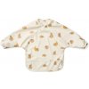 Liewood Merle nepremokavý podbradník s rukávmi Elephant Creme de la creme