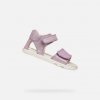 Dievčenské barefoot sandále Geox Sandal Steppieup ružová 22