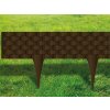 Záhradný obrubník Rattan palisade, hnedá